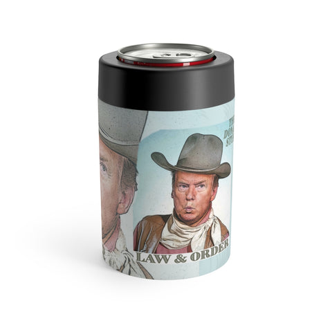 The Sheriff Donald Trump Law & Order President Stainless Steel Koozie