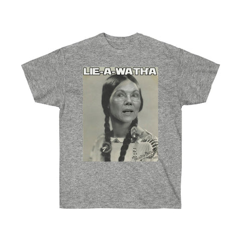Elizabeth Warren  LIE-A-WATHA Funny Political T-Shirt