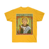 Saint Patrick President Trump Driving Out The Snakes! Funny Political Irish Holiday Shirt