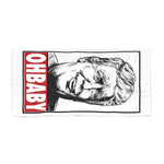 OH Baby! Donald Trump OBEY Style Parody Funny Political Beach Towel