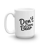 Hilarious Trump Supporter Don't Care Bear with MAGA Hat Mug ADULT