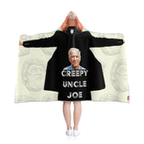 Creepy Uncle Joe Vice President Joe Biden Funny Political Hooded Blanket