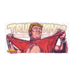 Trumpmania President Donald Trump Awesome Hulk Hogan Wrestler Parody Funny Political Humor Beach Towel