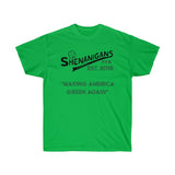 Saint Patrick's Day President Donald Trump Funny Shenanigan's Irish Pub Shirt