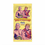 Trumpmaniacs Trump and Pence Wrestler Tag Team Trumpmania Beach Towel