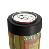 Saint Donald Trump Driving Out The Snakes Metal Koozie