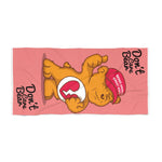MAGA Hat Trump Supporter Don't Care Bear Funny Political Beach Towel