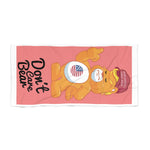 Adult Don't Care Bear Make America Great Again Red Beach Towel