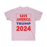 Save America Donald Trump 2024 Campaign T-Shirt
