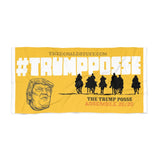 Trump Posse #TRUMPPOSSE Assemble 20/20 Funny Political Beach Towel