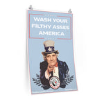 Wash Your Filthy Asses America Nick Di Paolo Show Poster