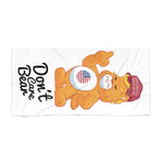 ADULT Don't Care Bear Make America Great Again Hat Funny Political Beach Towel
