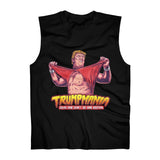 The Official Trumnpmania Trump Wrestler Parody Cut Off Tee