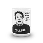 Judge Brett Kavanaugh Funny "I Like Beer and Coffee" Political Humor Mug